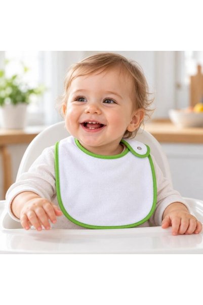 Babyjem Set de 3 bavete cu capse din bumbac, diverse modele
