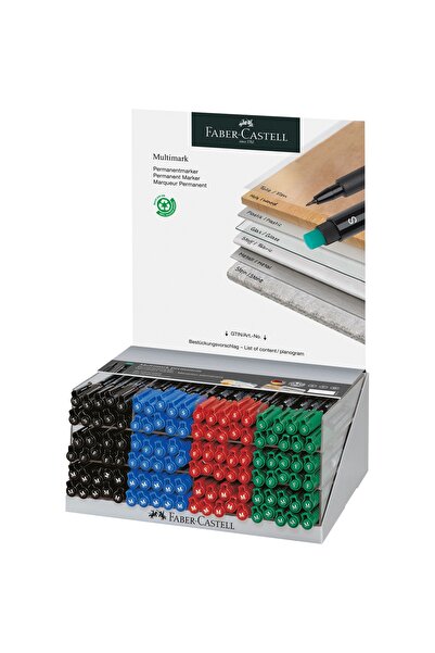 Faber Castell Комплект 120 броя перманентни маркери Multimark, различни цвето...