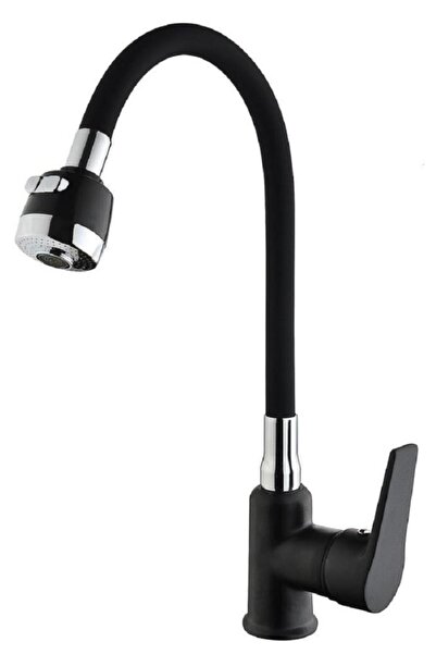 Vilas Istanbul Luxury Flexible Function Black Kitchen Sink Faucet