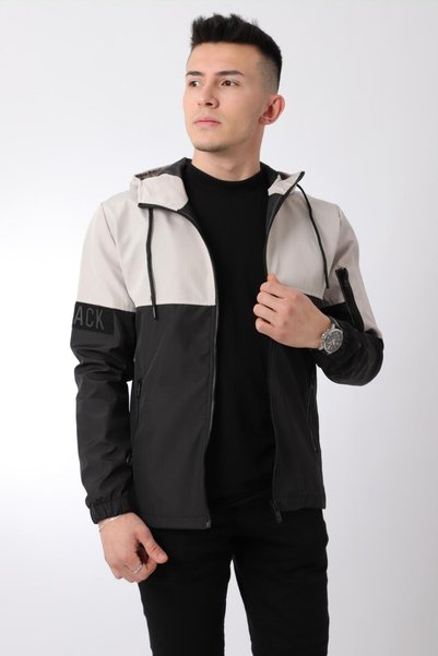 Stilkombin Stil Kombin Black Parçalı Kapüşonlu Mevsimlik Mont Pldp 2907