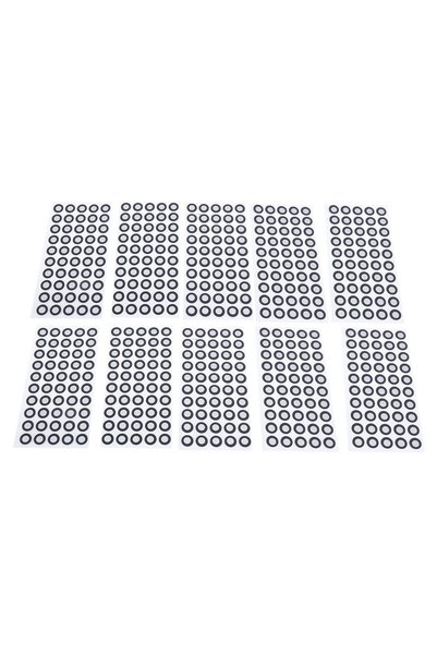 Choice new 500Pcs 3D Scan Tracking Dot 3D Scanning Marker 6mm ID 10mm OD Refe...