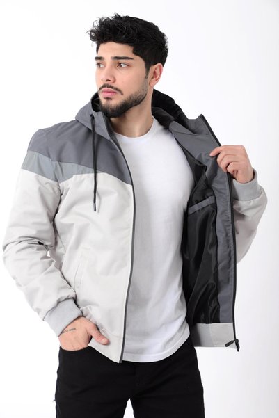 Stilkombin Bill Triangle-Panel Hooded Transitional Jacket 1220