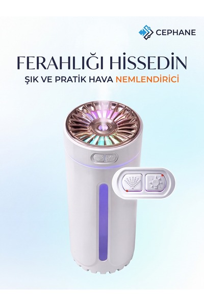 cephanegsm LA-0618S ÇOKLU AYDINLATMA SEÇENEKLİ HAVA NEMLENDİRİCİ