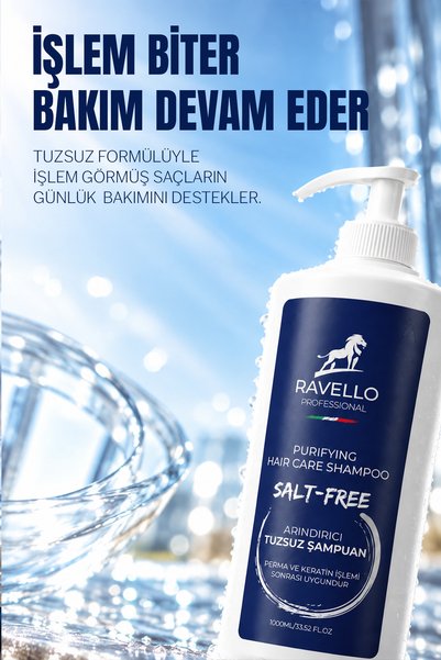 RAVELLO Salt Free Salt-Free Shampoo - 1000ml