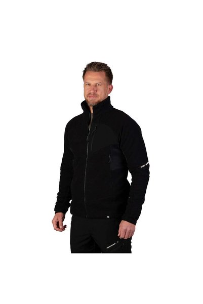 NORTHFINDER MI-3940OR men's fleece multisport sweater SALVA, Negru