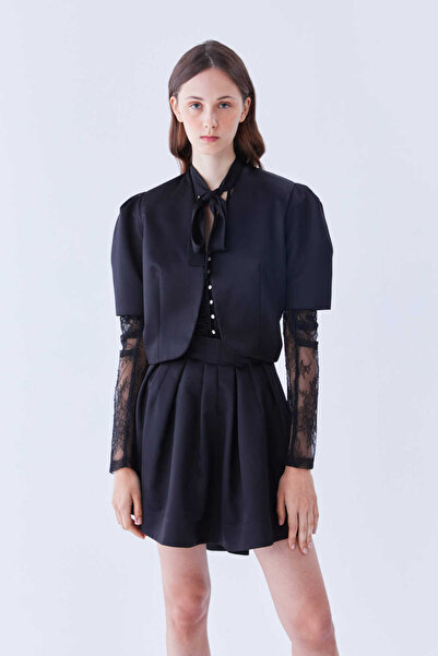 Roman Karpuz Kollu Bolero Siyah K2213701_001
