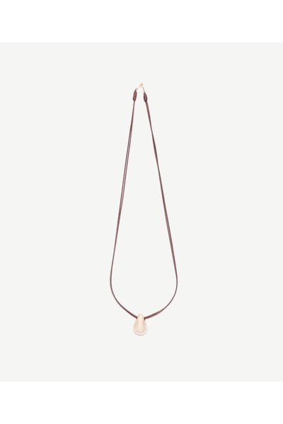 Yargıcı Long Necklace with Metal Tip Detail