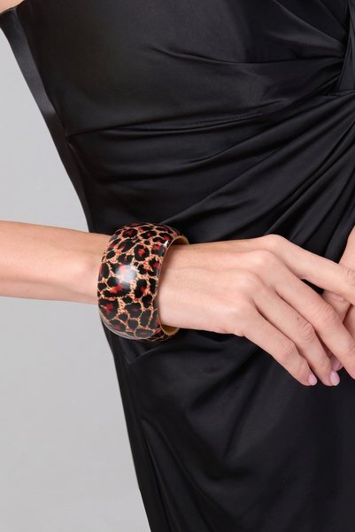 Roman Kırmızı Leopar Desenli Bilezik Standart Renk Y1186119_089