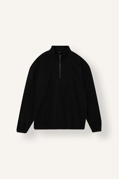 DeFacto Hanorac din fleece cu jumătate de fermoar E8632AX25WN