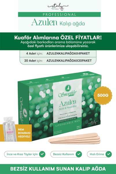 Smoothly Azulen Kalıp Ağda, SİR Ağda, El Ağdası KUAFÖR AĞDASI ERKEK SPORCU AĞ...