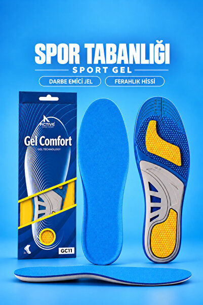 Gel Comfort GC11 | Sport Gel - Yumuşak Jel Spor Ayakkabı Tabanı, Şok Emici, A...