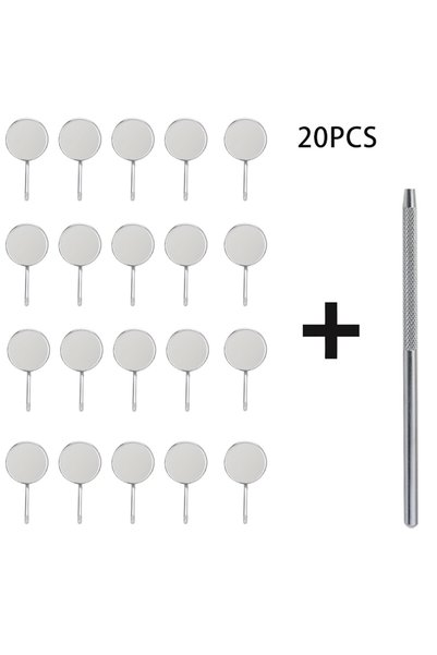 Choice 21PCS Handheld Eyelash Extension and Makeup Examination Tool, a Fake E...