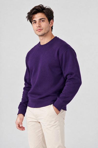 MBEY1989 Mbey Oversize Mor Sweatshirt - Unisex