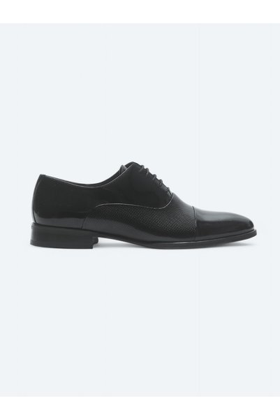 Kip Black Patent Leather Classic Tuxedo Shoes