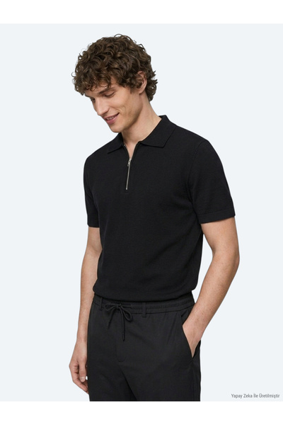 Kip Tricotaje negre tricotate simplu