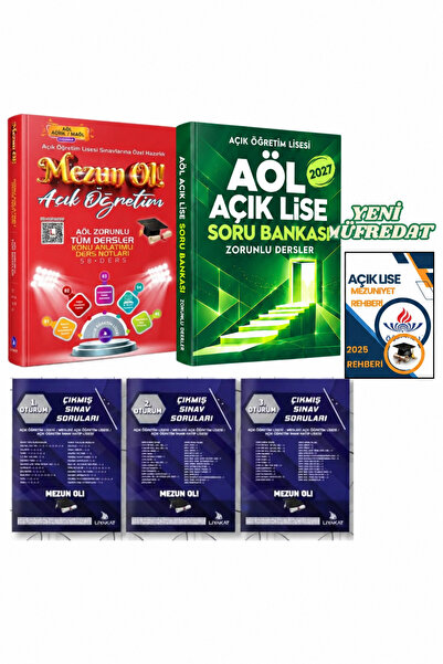 Liyakat Yayınları AÇIK LİSE TÜM SINIFLAR(9.10.11.12. SINIFLAR) İÇİN ZORUNLU T...