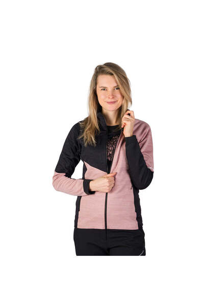 NORTHFINDER MI-4950OR pulover de damă melanj, confortabil, TRYA, Roz