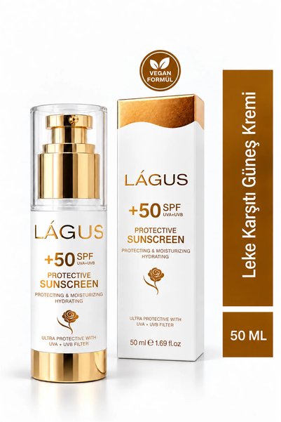 LAGUS Güneş Kremi LÁGUS SPF 50+ UVA/UVB Koruyucu Bakım 50 ml