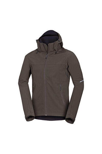 NORTHFINDER Jachetă softshell cu glugă pentru bărbați BU-5336OR, 3L, verde în...