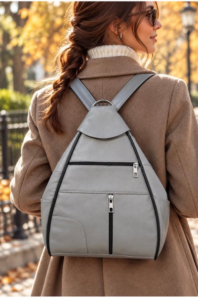 atter Genuine Leather Women's Backpack (40cm X 26cm X 17cm)