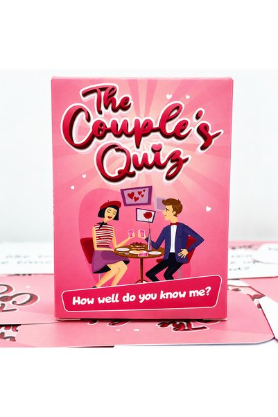 CARDLY Joc quiz pentru cupluri, romantic și distractiv, inițiatori de convers...