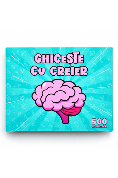 CARDLY Brainbuster - Joc de cărți Trivia distractiv pentru familii și prieten...