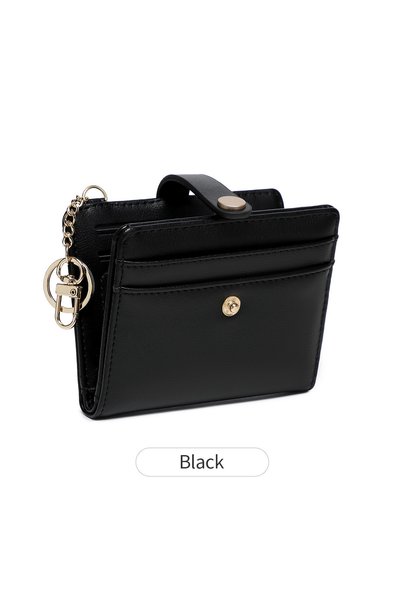 Choice QB392-Black Ultra-Thin RFID Blocking Double Fold Wallet for Women with...