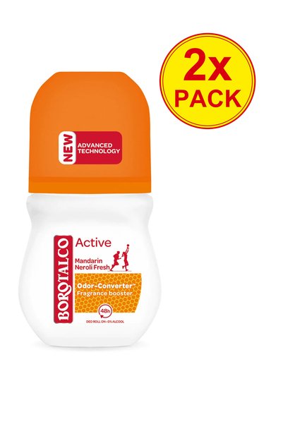 Borotalco Pachet 2x Active Odor Arancione 50ml deo roll-on