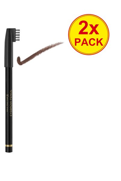 Max Factor 2x ΠΑΚΕΤΟ Μολύβι Φρυδιών Ανοιχτό Καστανό Χρώμα - Μολύβι Φρυδιών 02...