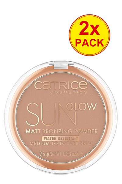 Catrice Pachet de 2x Pudră bronzantă mată Sun Glow