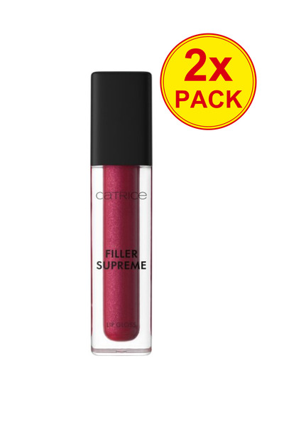 Catrice Pachet de 2 Filler Supreme Lip Gloss 040 – Certificat Drama