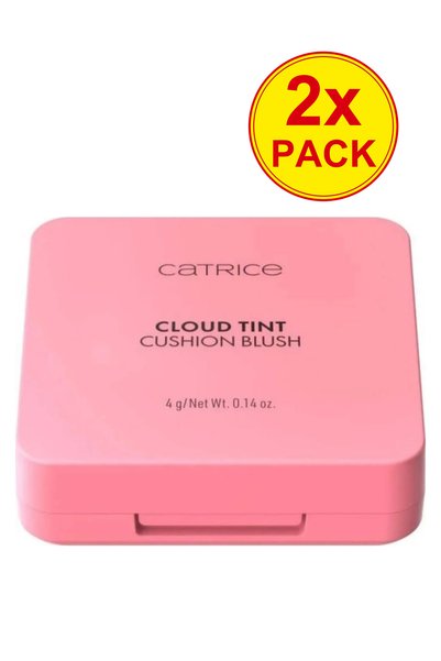 Catrice Pachet de 2x Fard de obraz tip pernă Cloud Tint, Over The Blush 020 C...