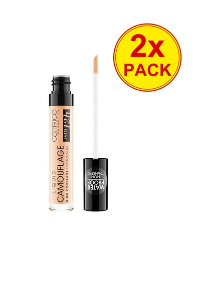 Catrice Pachet de 2 Corector lichid cu acoperire mare 036 Bej Alună, 5 ml