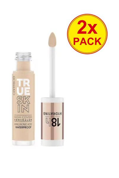 Catrice Pachet de 2 corectoare lichide True Skin High Cover, acoperire ridica...