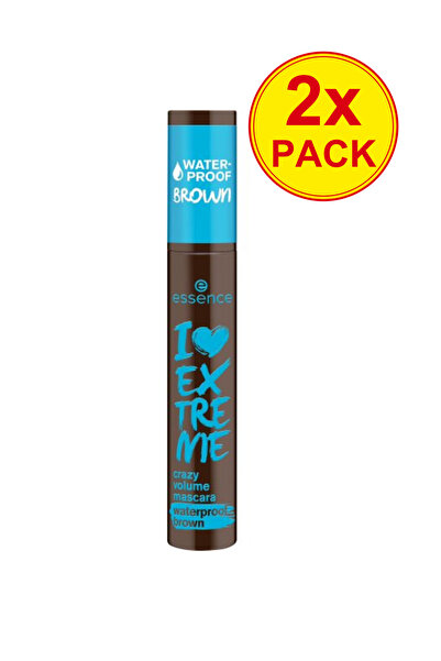 Essence Двойна опаковка I LOVE EXTREME Водоустойчива спирала, Огромен обем Ка...