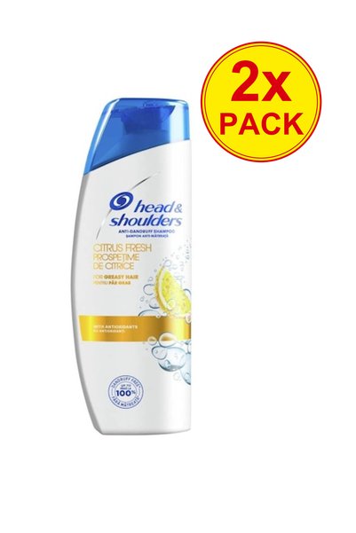 Head & Shoulders Pachet 2x Head&Shoulders Citrus Fresh Șampon Anti-Mătreață 5...