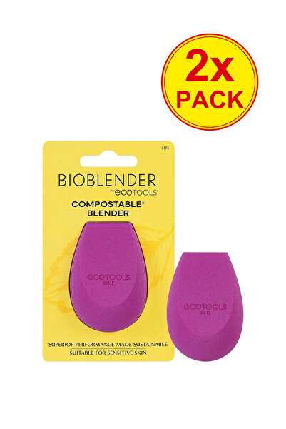 Ecotools 2 броя гъби за грим Bioblender за течен и кремообразен грим