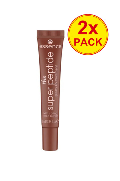 Essence 2x PACK Lip gloss with peptides: The Super Peptide Glossy Lip Treatme...