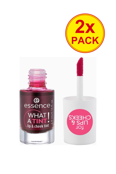 Essence 2x PACK WHAT A TINT! lip & cheek tint 01, 4.9 ml
