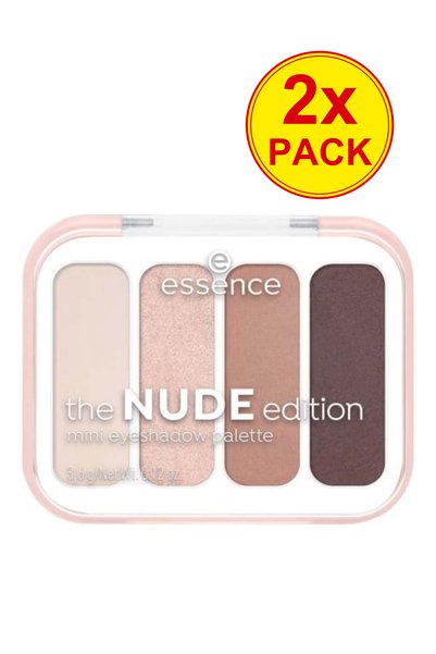 Essence Двойна опаковка мини палитра сенки за очи, издание NUDE, Essence, 3.6 г