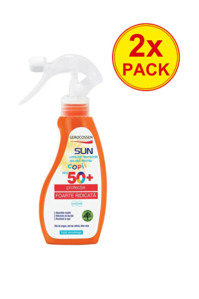 GEROCOSSEN Pachet 2x Spray de protecție solară pentru copii SPF 50+, 200 ml