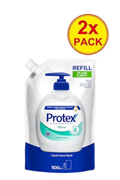 Protex Pachet 2x Rezervă de săpun lichid Ultra cu ingredient, 500 ml