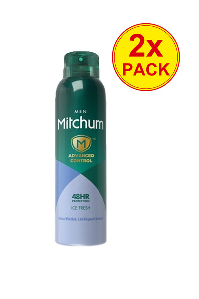 Mitchum Pachet 2x Deodorant antiperspirant spray Ice Fresh pentru bărbați