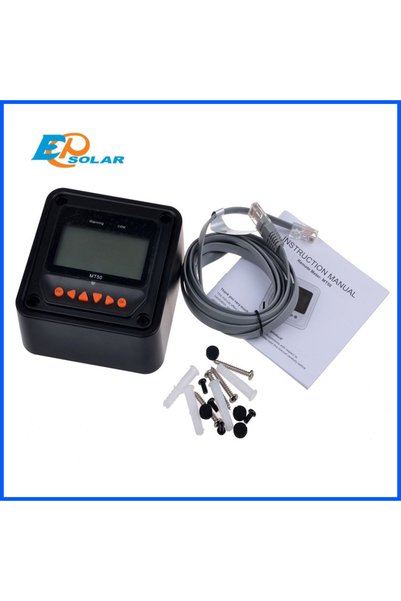 Choice عداد EPEVER MT50/MT52 أسود اللون لجهاز التحكم الشمسي EPEVER TracerAN و...