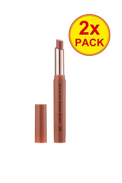 MUA Makeup Academy Pachet de 2 Stylo-uri de buze cu luciu satinat – Heartfelt