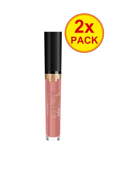 Max Factor Διπλή συσκευασία Υγρό Κραγιόν Velvet Matte 15 Nude Silk, 3,5 ml
