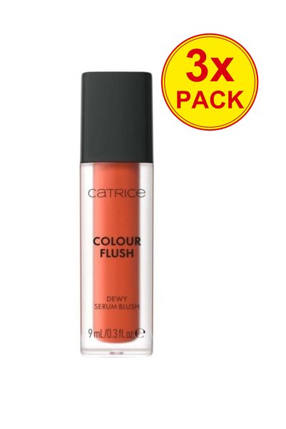 Catrice Pachet de 3 farduri de obraz tip serum Colour Flush Dewy, Soft Launch...