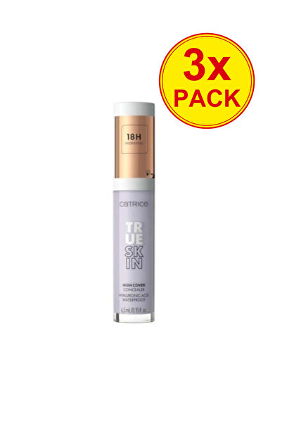 Catrice Pachet de 3 Corector cu lavandă True Skin High Cover CC Lavandă 400, ...