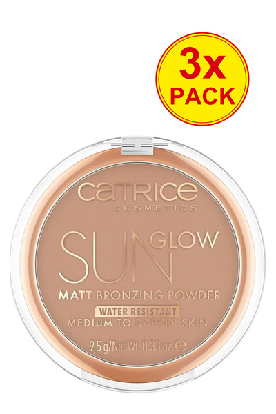 Catrice Pachet de 3 pudre bronzante mată Sun Glow