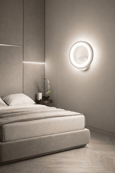 Elektroyou MS81006-1 Beyaz Lüks Modern Günışığı Ledli Duvar Lambası Ledli Aplik